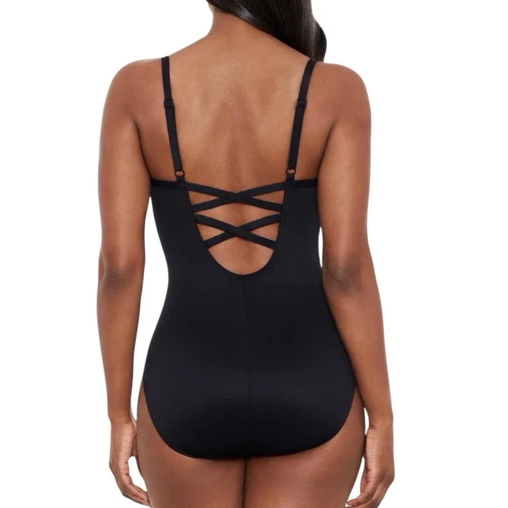 Miraclesuit Temptation Underwire Swimsuit Size 16 DD Cup